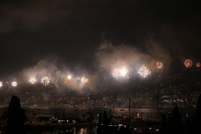 Jounieh Fireworks Show from Trinidad